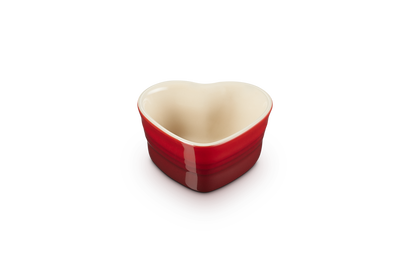 Hjerteformet ramekin stentøy