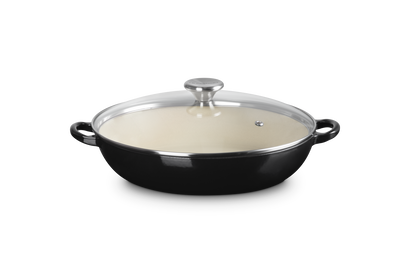Buffetgryte m/ glasslokk Classic støpejern