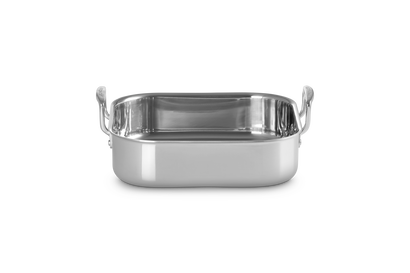 Kvadratisk ovnspanne 3-ply rustfritt stål