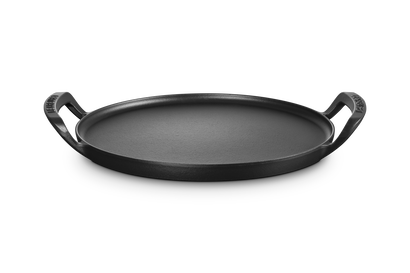 BBQ rund pizzaplate støpejern