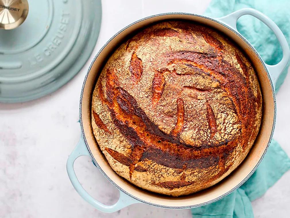 Grytebrød med surdeig