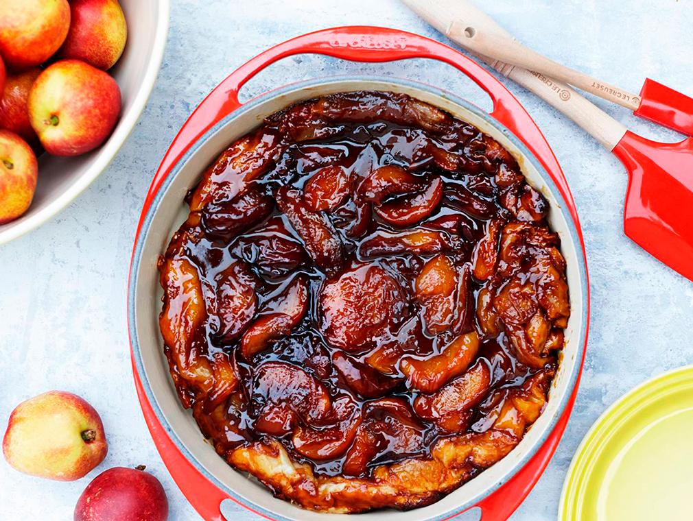 Tarte Tatin med nektariner