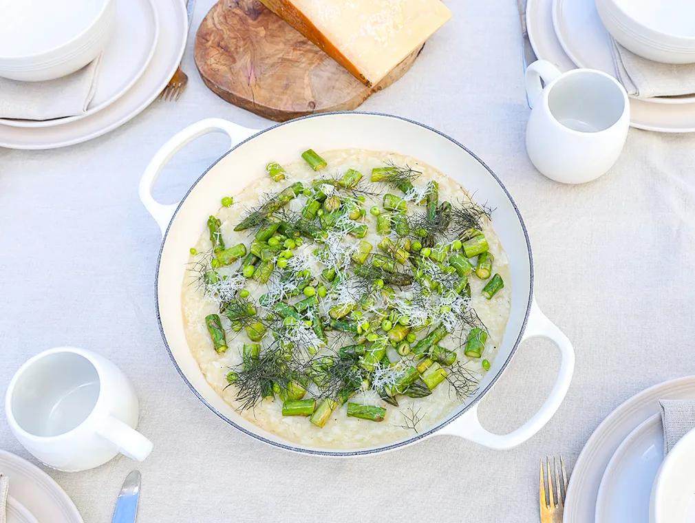 Risotto med asparges