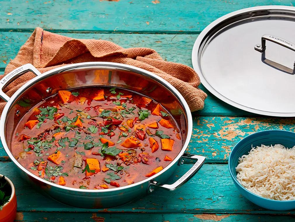 Gumbo med søtpotet og røkt paprika