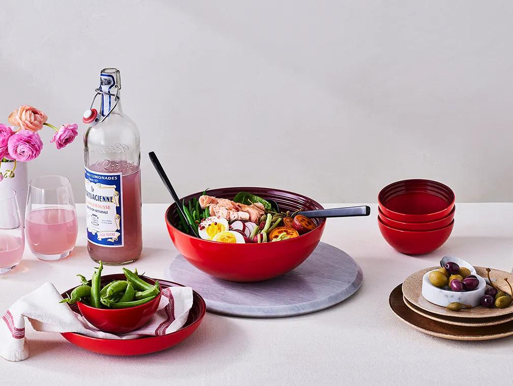 Salade niçoise med laks