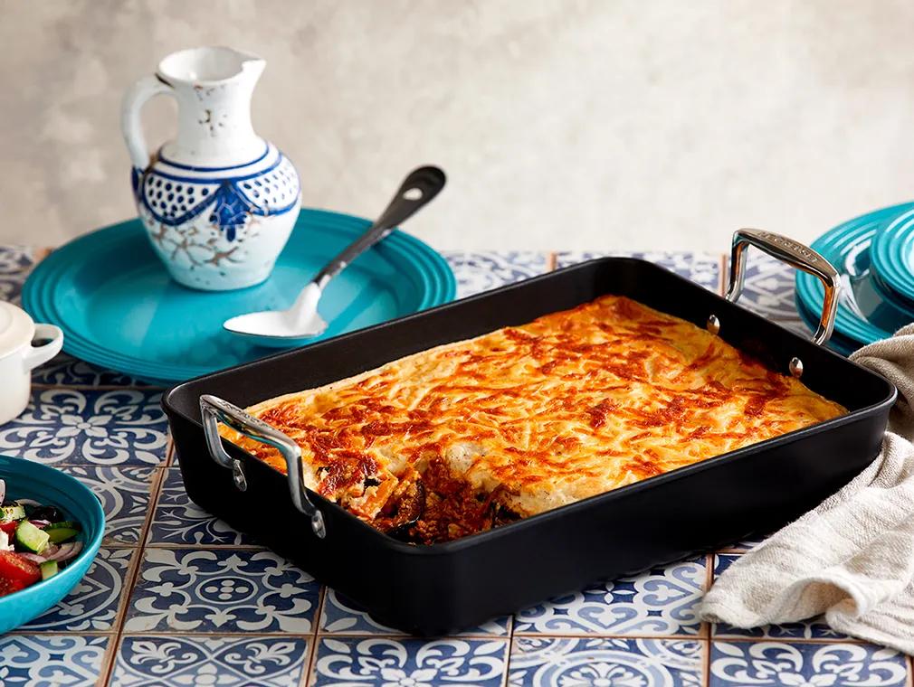 Moussaka med lam og søtpoteter