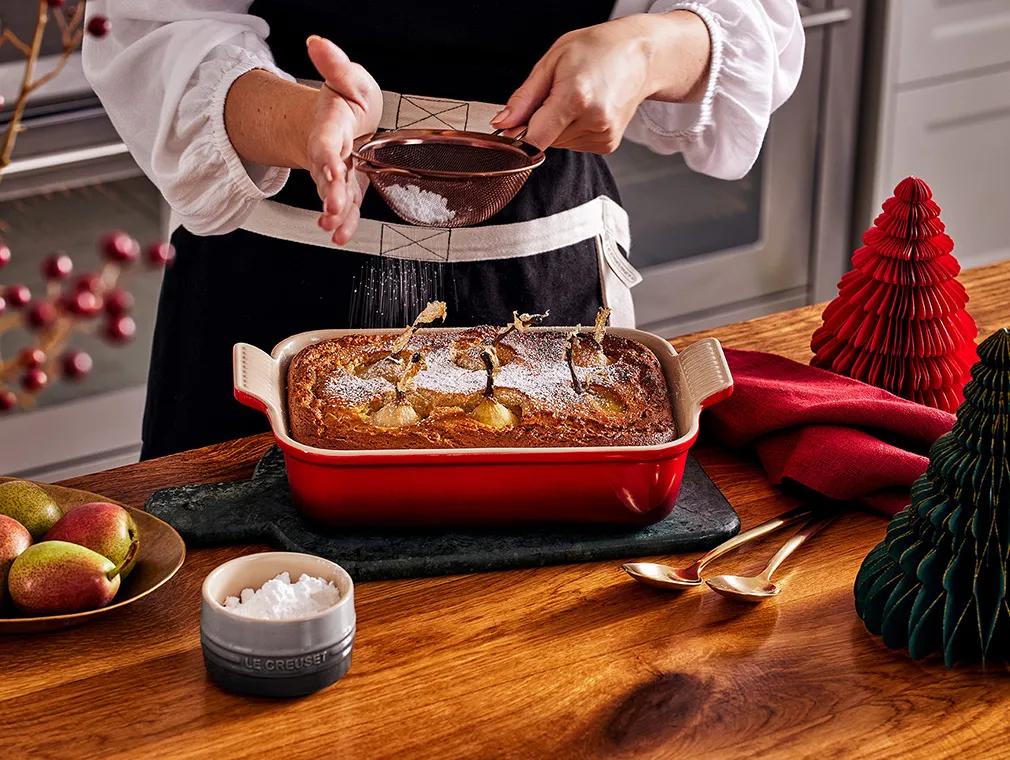 Ingefær og pæredessert med kanel