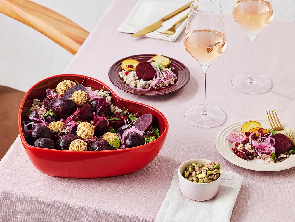Salat med rødbeter og harissa