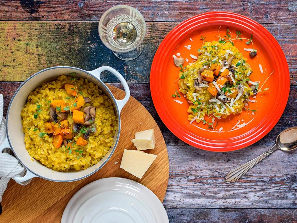 Gresskarrisotto